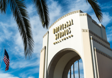 Foto de la entrada de Universal Studios Hollywood
